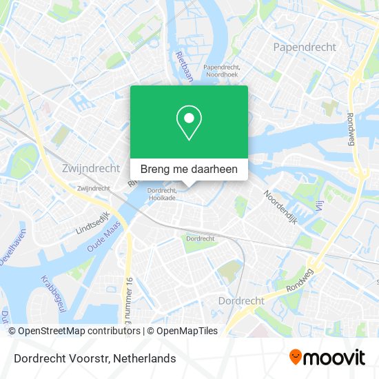 Dordrecht Voorstr kaart