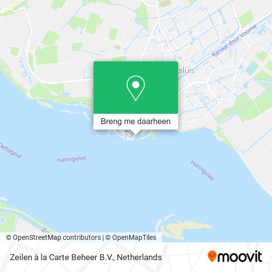 Zeilen à la Carte Beheer B.V. kaart