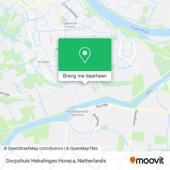 Dorpshuis Hekelingen Horeca kaart