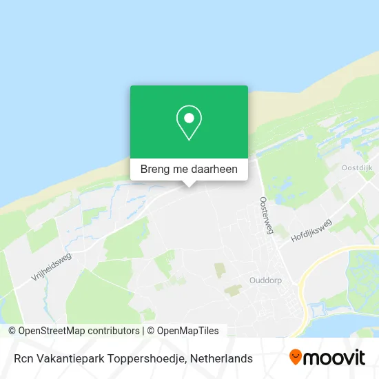 Rcn Vakantiepark Toppershoedje kaart