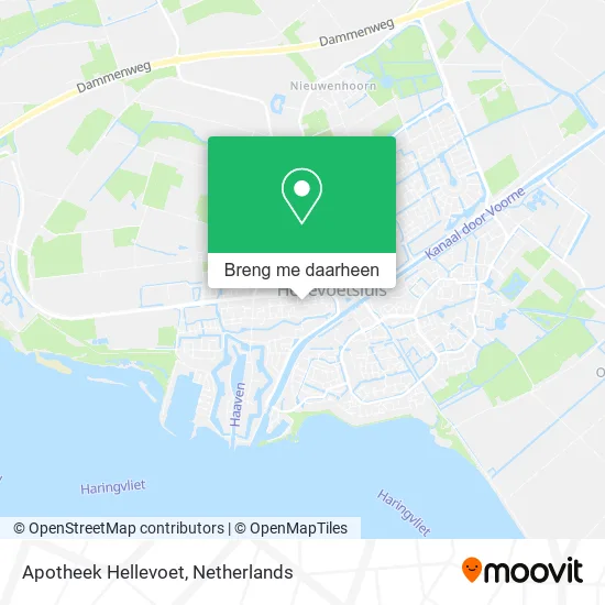 Apotheek Hellevoet kaart