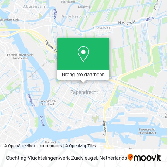 Stichting Vluchtelingenwerk Zuidvleugel kaart