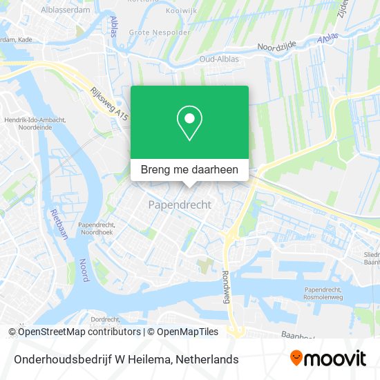Onderhoudsbedrijf W Heilema kaart