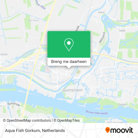 Aqua Fish Gorkum kaart