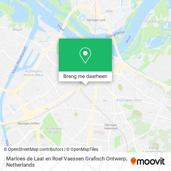 Marloes de Laat en Roel Vaessen Grafisch Ontwerp kaart
