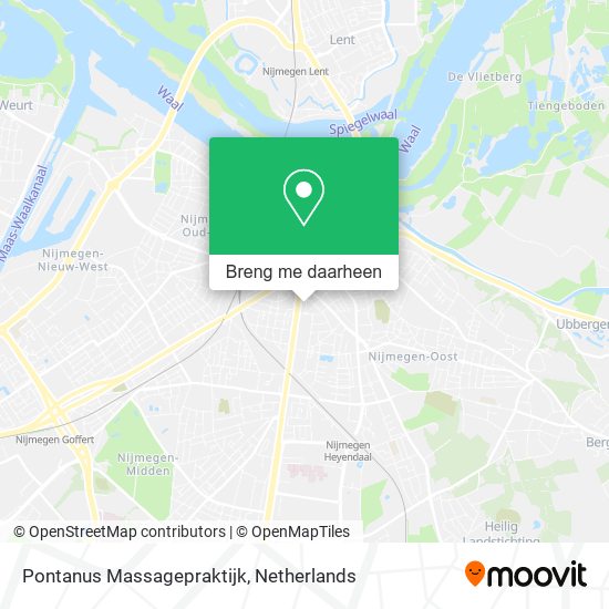 Pontanus Massagepraktijk kaart