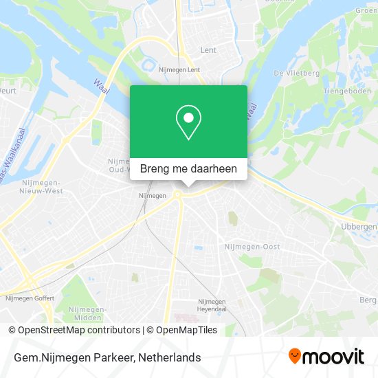 Gem.Nijmegen Parkeer kaart