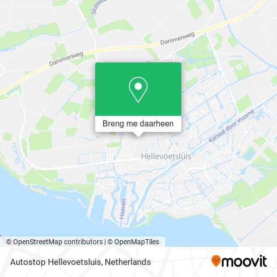 Autostop Hellevoetsluis kaart