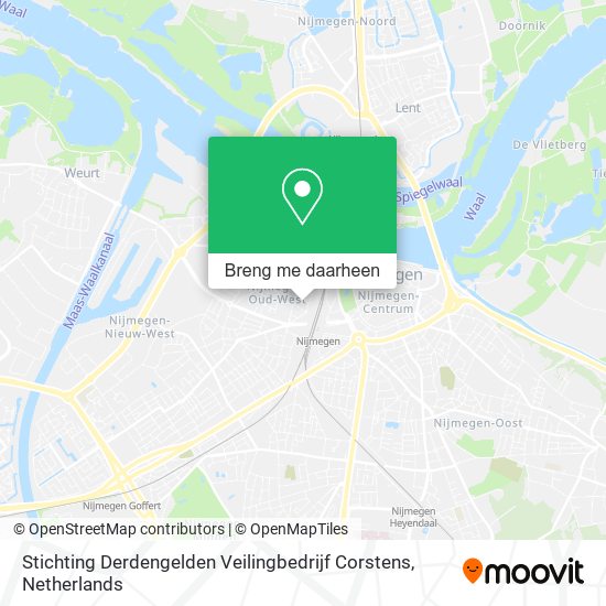 Stichting Derdengelden Veilingbedrijf Corstens kaart