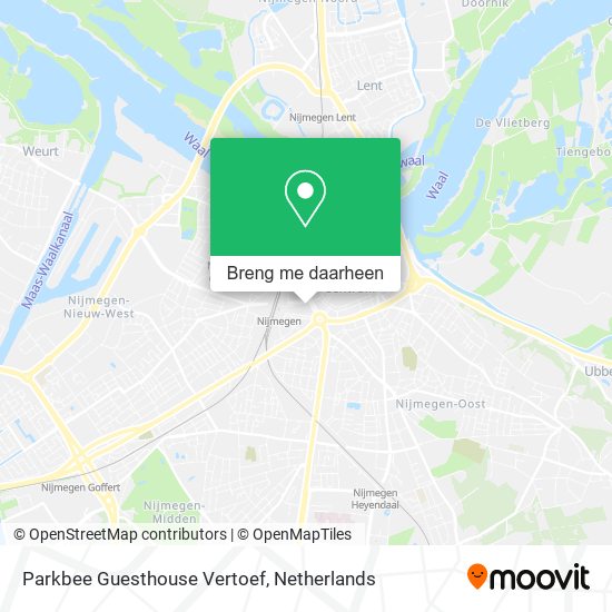 Parkbee Guesthouse Vertoef kaart