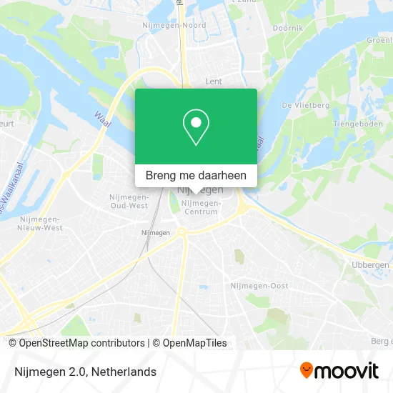 Nijmegen 2.0 kaart