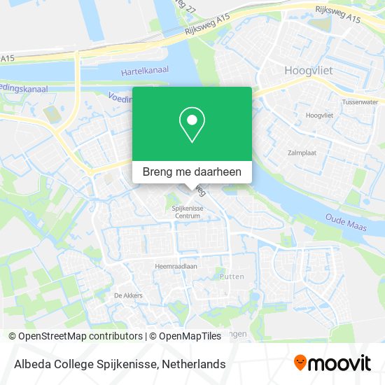 Albeda College Spijkenisse kaart