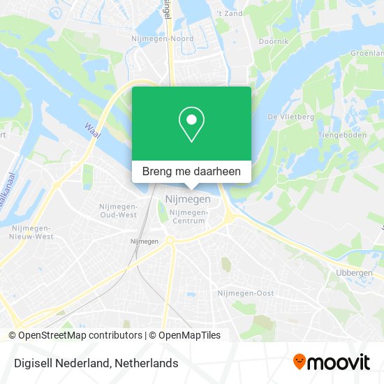 Digisell Nederland kaart