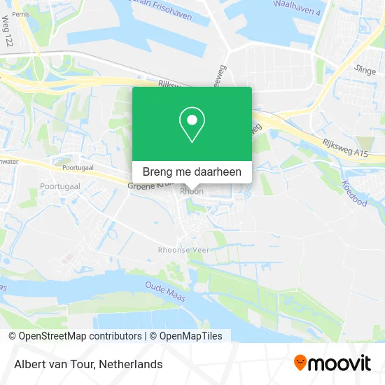 Albert van Tour kaart