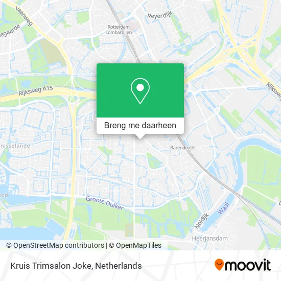 Kruis Trimsalon Joke kaart