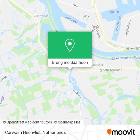 Carwash Heenvliet kaart