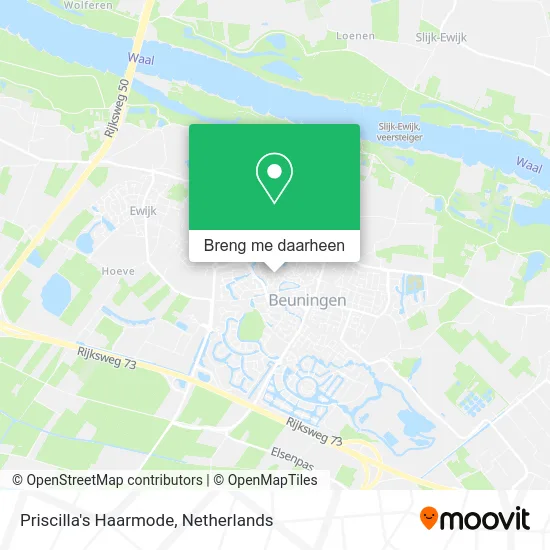 Priscilla's Haarmode kaart