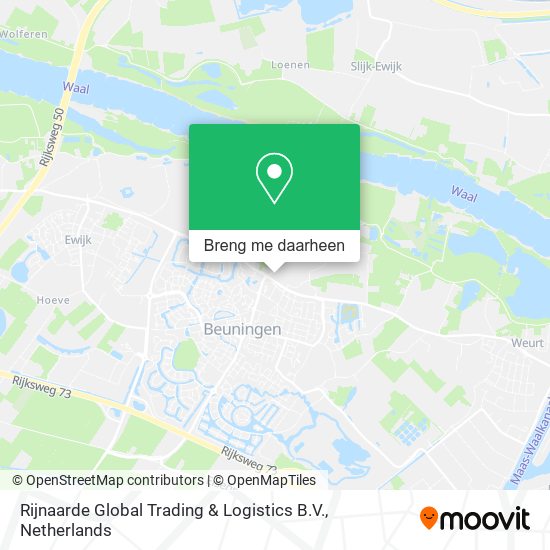 Rijnaarde Global Trading & Logistics B.V. kaart