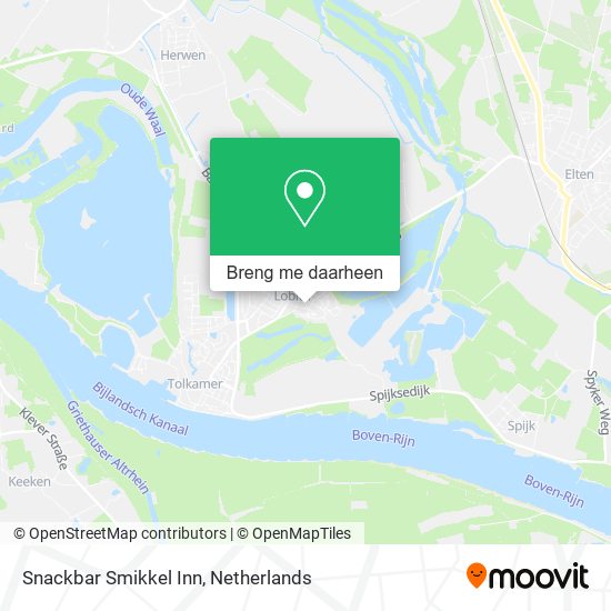 Snackbar Smikkel Inn kaart