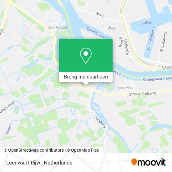 Leenvaart Rijwi kaart