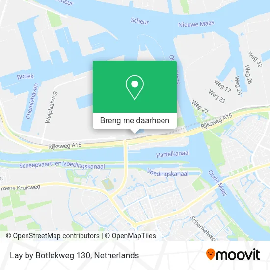 Lay by Botlekweg 130 kaart