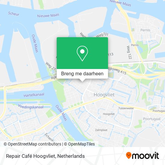 Repair Café Hoogvliet kaart