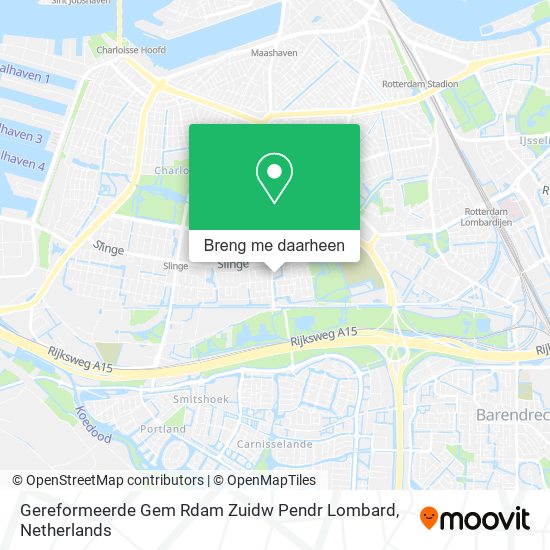 Gereformeerde Gem Rdam Zuidw Pendr Lombard kaart