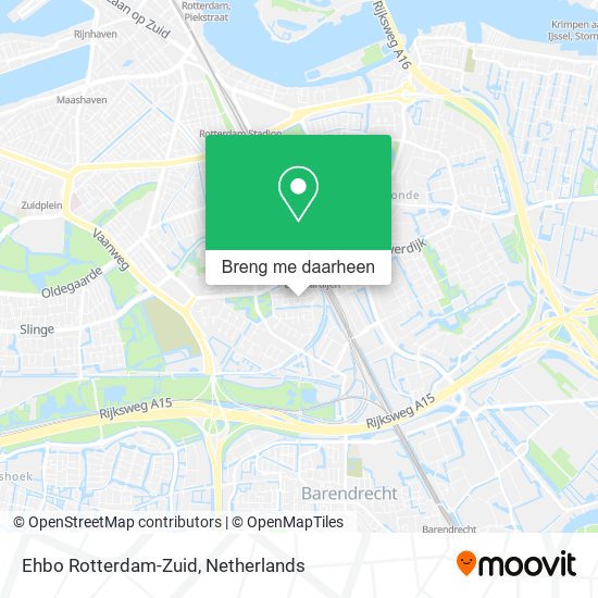 Ehbo Rotterdam-Zuid kaart
