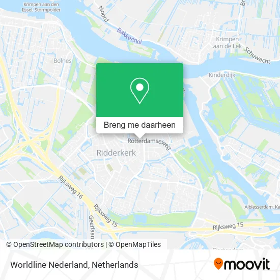 Worldline Nederland kaart