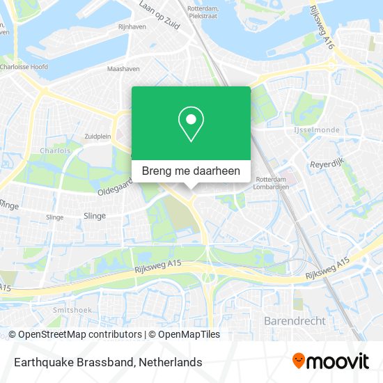 Earthquake Brassband kaart