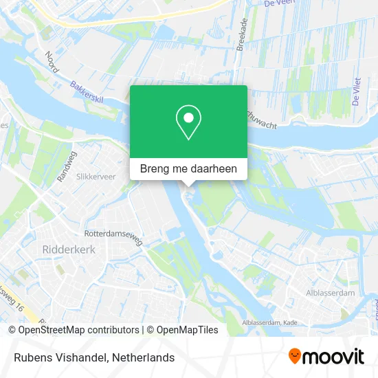 Rubens Vishandel kaart