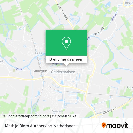 Mathijs Blom Autoservice kaart