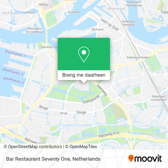 Bar Restaurant Seventy One kaart