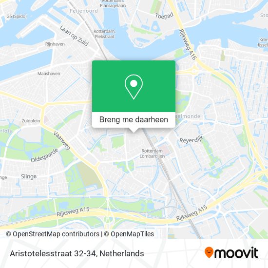 Aristotelesstraat 32-34 kaart