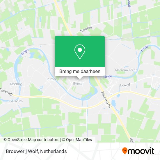 Brouwerij Wolf kaart