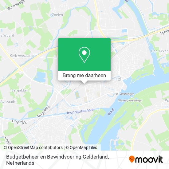 Budgetbeheer en Bewindvoering Gelderland kaart