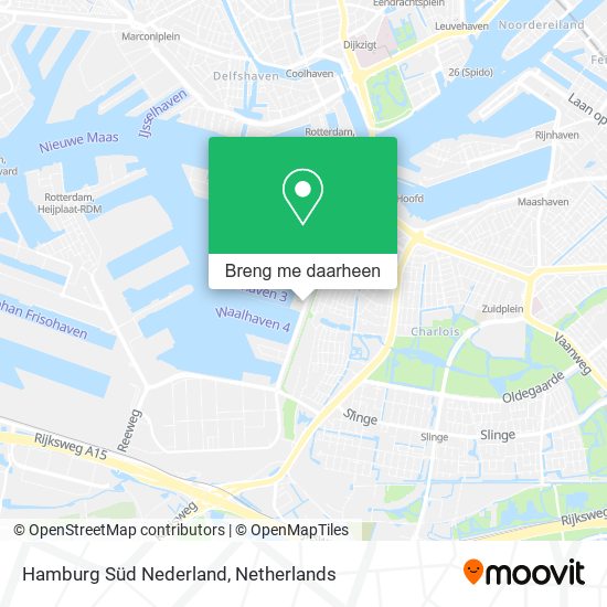 Hamburg Süd Nederland kaart