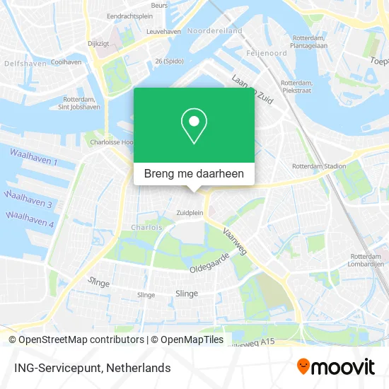 ING-Servicepunt kaart