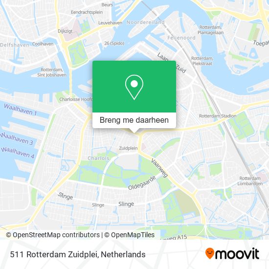 511 Rotterdam Zuidplei kaart