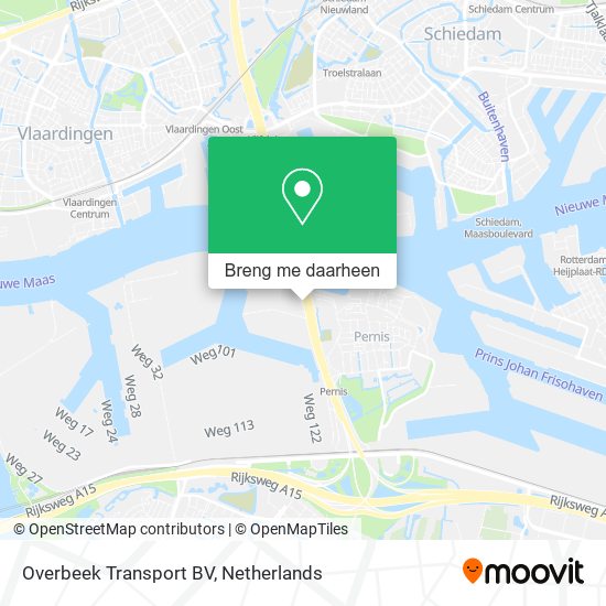 Overbeek Transport BV kaart