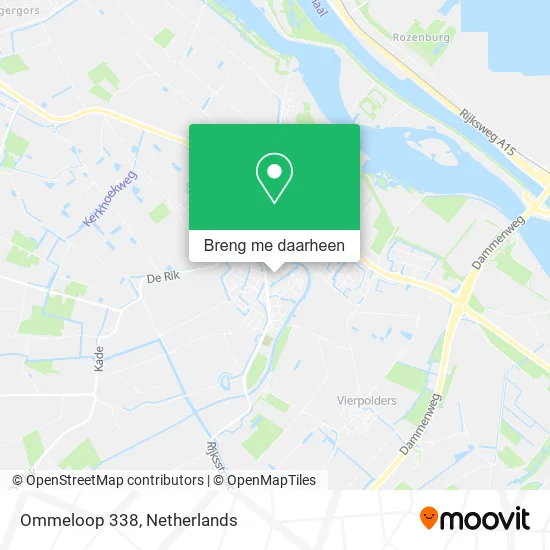 Ommeloop 338 kaart