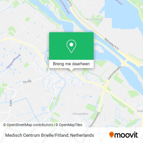 Medisch Centrum Brielle / Fitland kaart