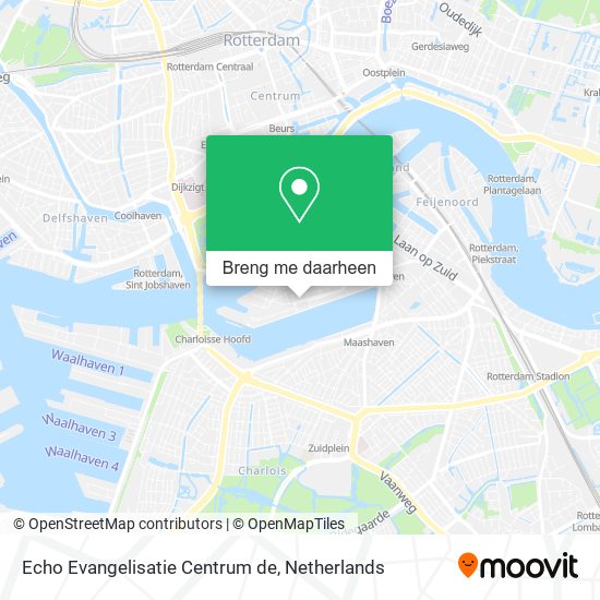 Echo Evangelisatie Centrum de kaart