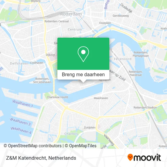 Z&M Katendrecht kaart