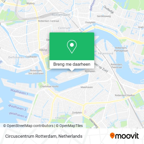 Circuscentrum Rotterdam kaart