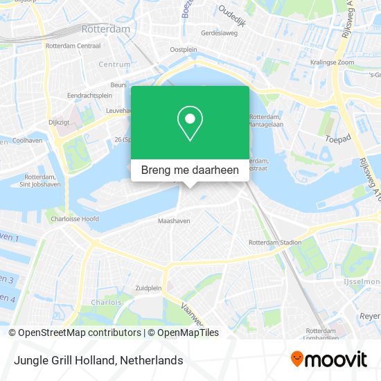 Jungle Grill Holland kaart