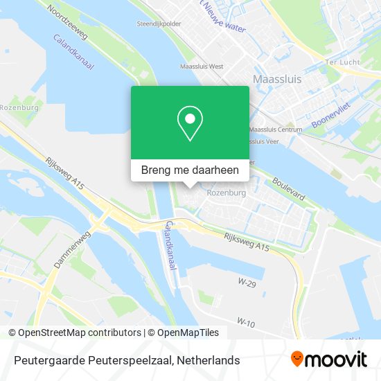 Peutergaarde Peuterspeelzaal kaart