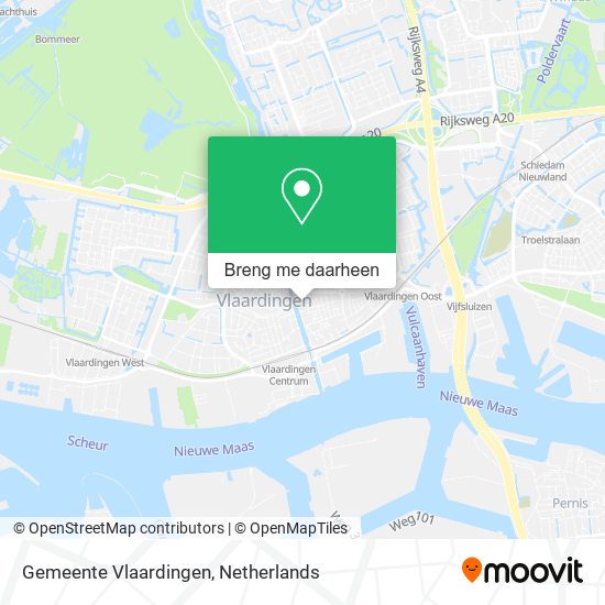 Gemeente Vlaardingen kaart