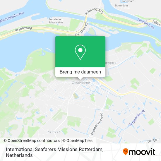 International Seafarers Missions Rotterdam kaart