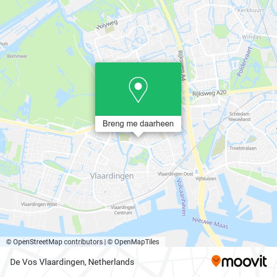 De Vos Vlaardingen kaart